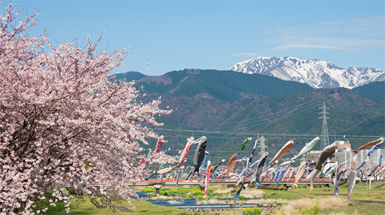 垂井町の風景